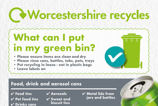 Worcestershire Recycles Leaflet