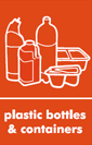 plastic bottles & containers